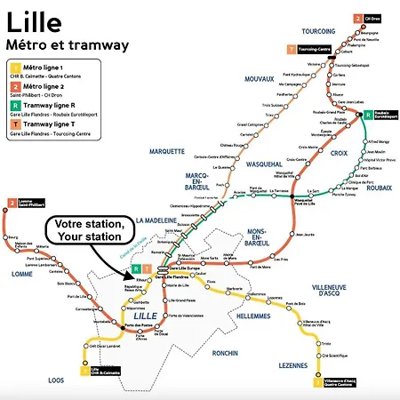 In The Heart Of Old Lille: Rue De La Monnaie Appartement
